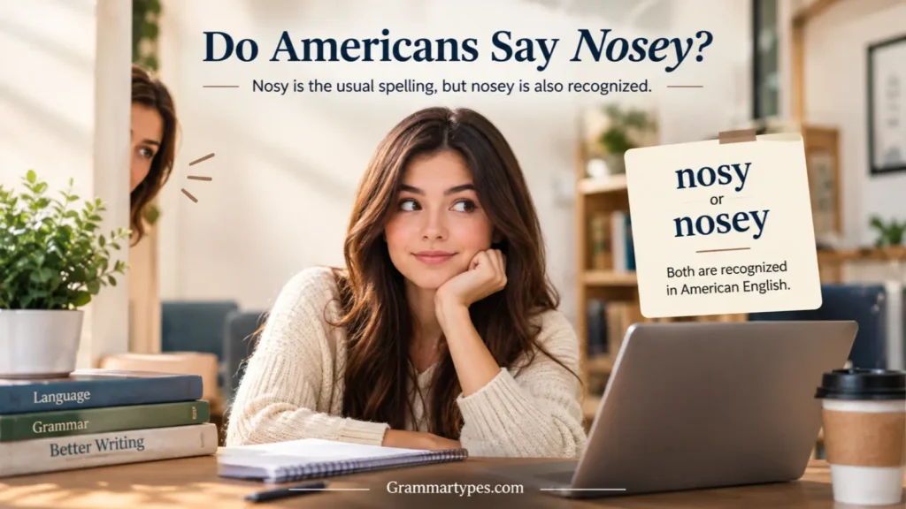 Do Americans say nosey or nosy in American English