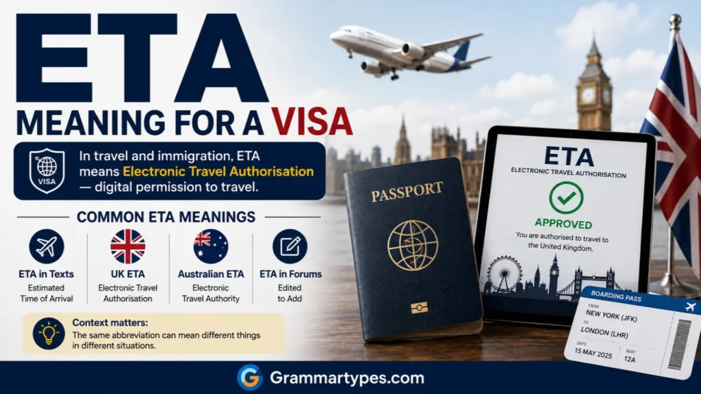ETA Meaning for a Visa  What ETA Means in Visa Applications
