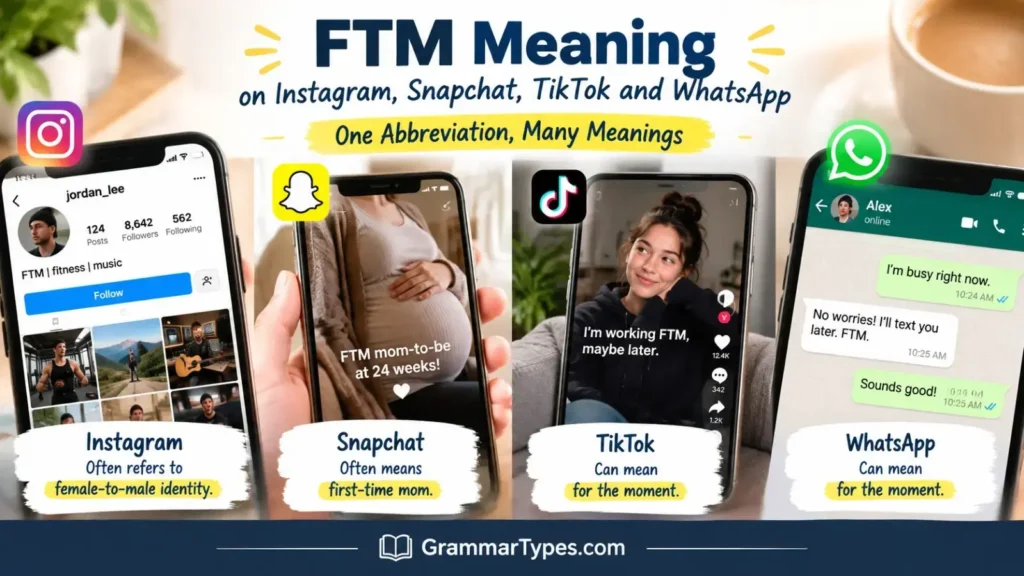 FTM meaning on Instagram Snapchat TikTok and WhatsApp explained