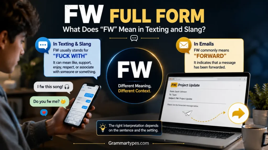 FW Full Form What Does FW Mean in Text & Slang