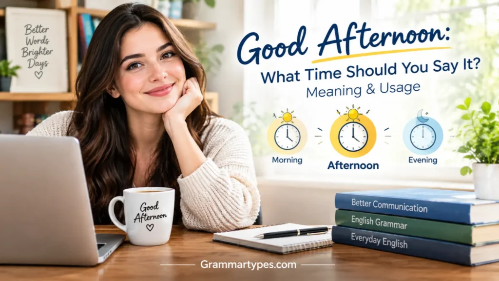 Good Afternoon: The Right Time, Meaning & Greetings