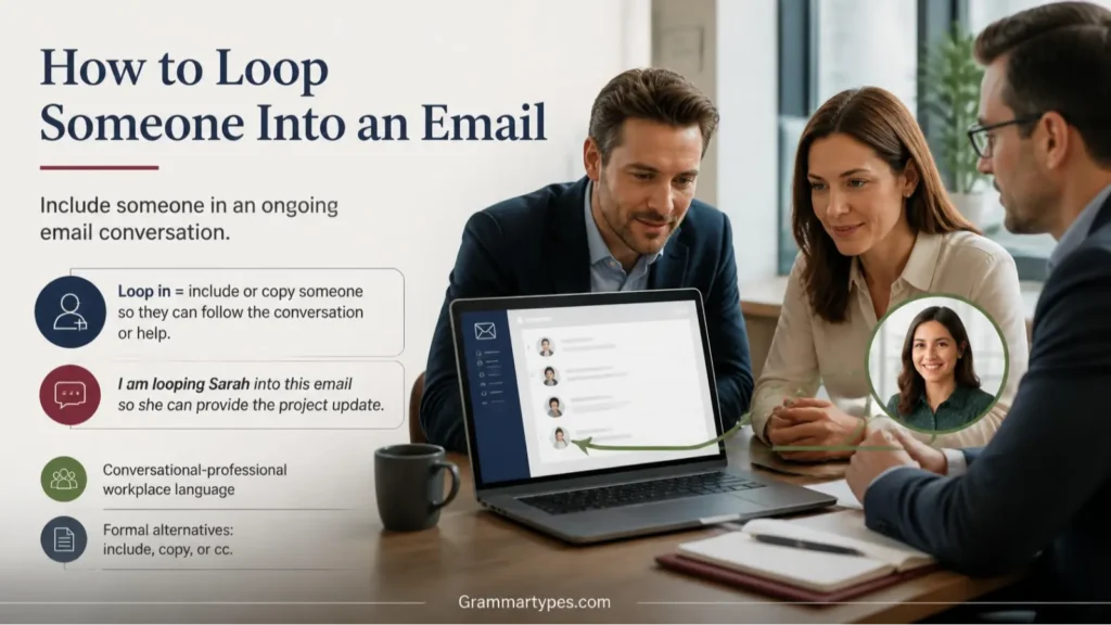 How to loop someone into an email professionally and politely