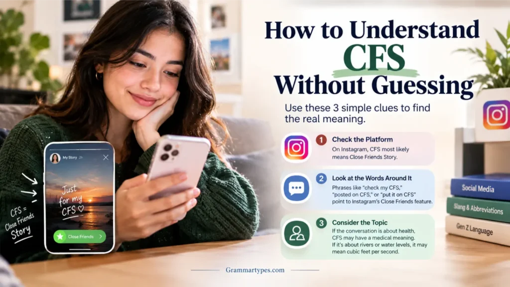 How to understand CFS without guessing from context online