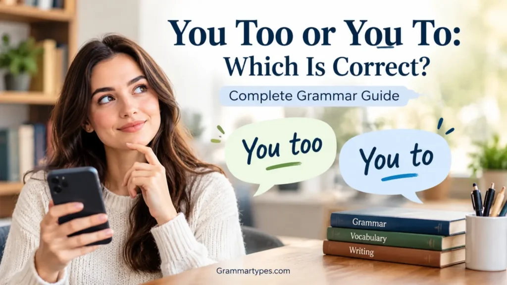 You Too or You To explained with correct usage and grammar examples