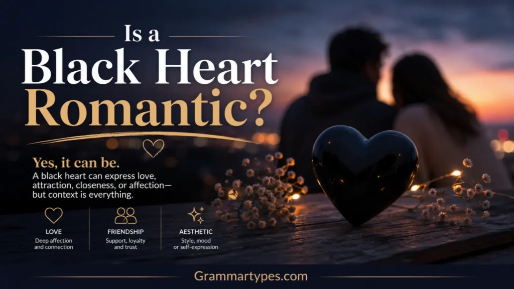 Is a black heart romantic? Understanding what the 🖤 emoji means in love and relationships