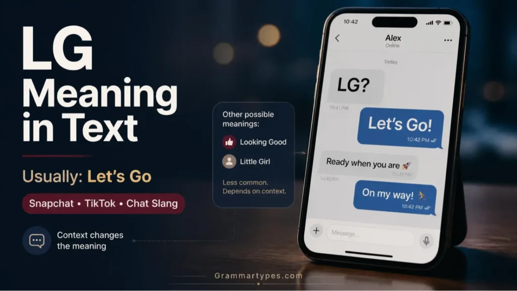 LG Meaning in Chat: Text, Snapchat & TikTok Slang or Explained It