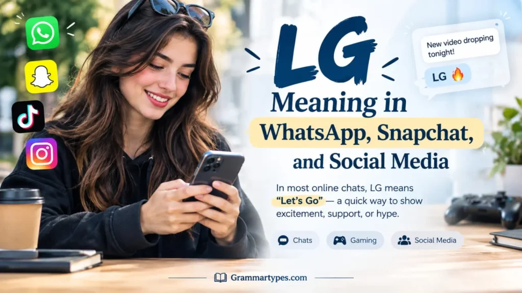 LG meaning in WhatsApp, Snapchat, and social media chat