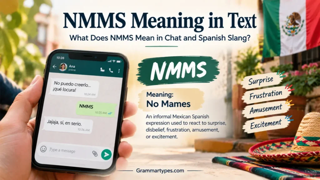 NMMS Meaning in Text Spanish Slang, Uses & Examples