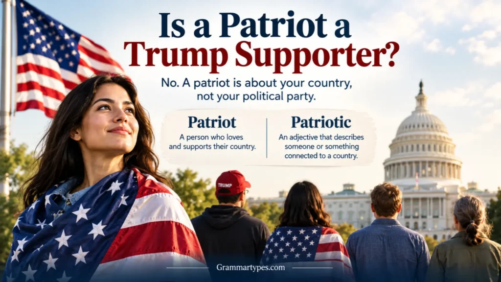 Patriot vs Trump supporter explained