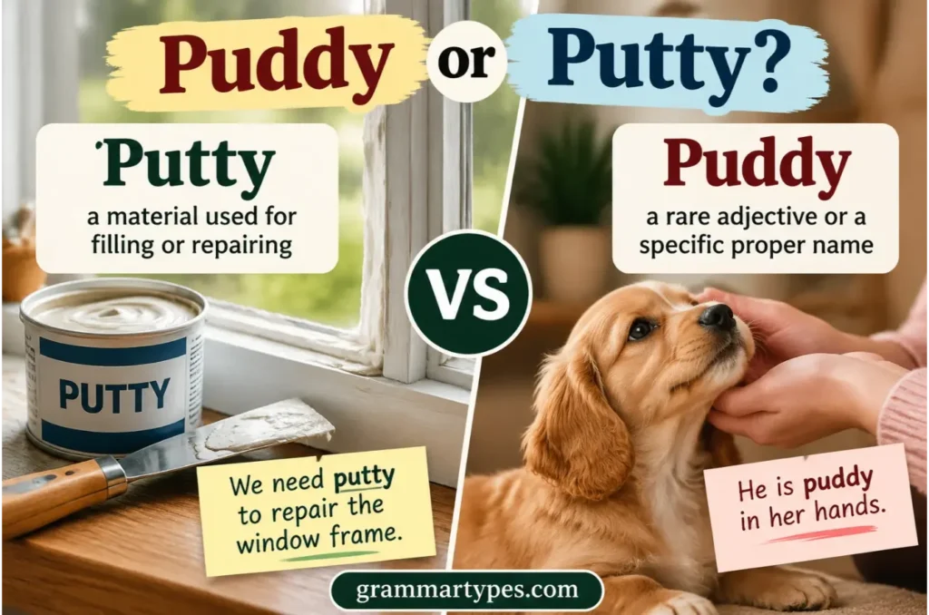 Puddy or putty: which spelling should you use?