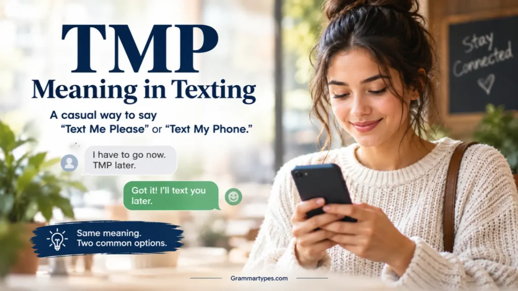 TMP meaning in texting explained as Text Me Please or Text My Phone
