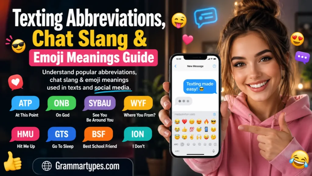 Texting Abbreviations, Chat Slang & Emoji Meanings Guide