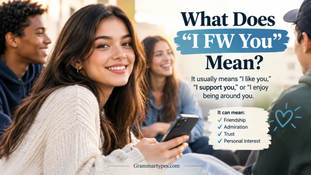 What Does “I FW You” Mean? Meaning of the phrase in text and social media conversations
