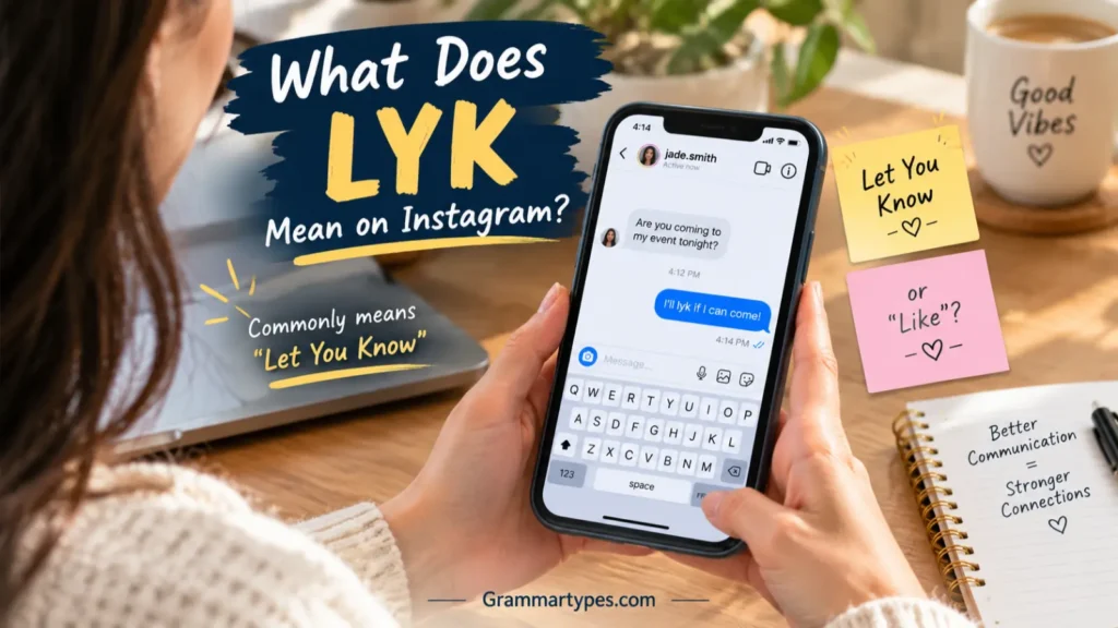 What Does LYK Mean on Instagram? Let You Know meaning in Instagram messages