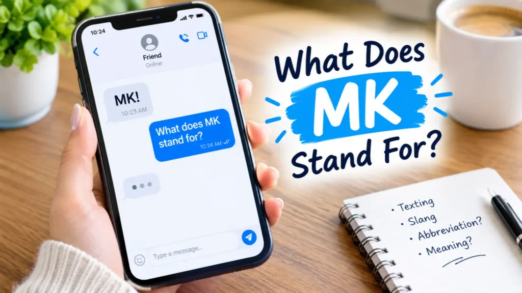 What Does MK Stand For Meaning of MK in Texting