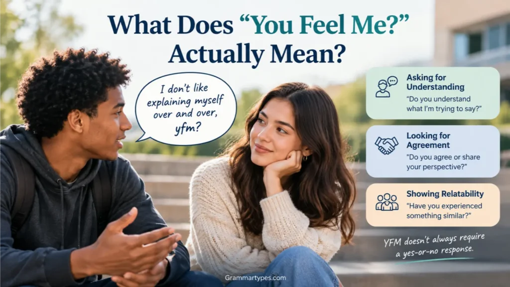 What “You Feel Me?” means for understanding, agreement, and relatability