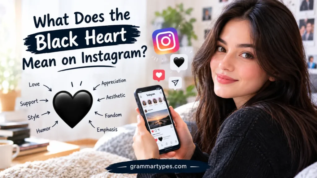 What does the black heart mean on Instagram? Black heart emoji meaning and uses