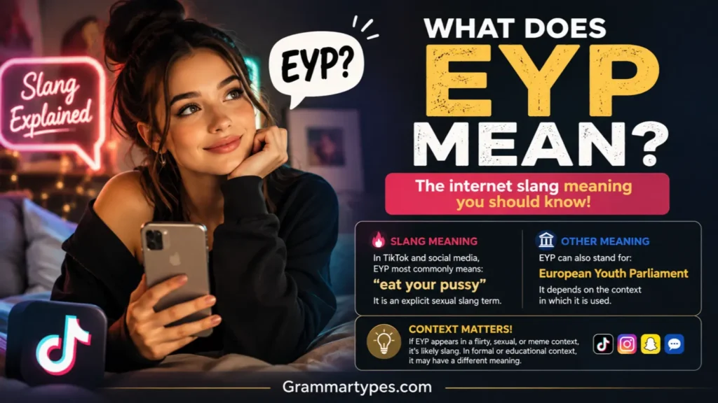 What does EYP mean in text and social media slang