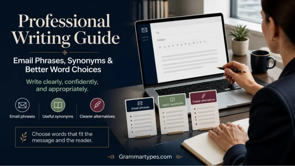 Professional Writing Guide: Email Phrases & Synonyms