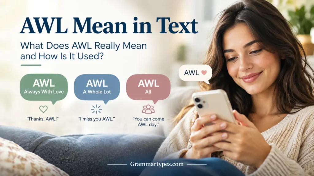 AWL Mean in Text: Meaning, Uses & Examples Explained