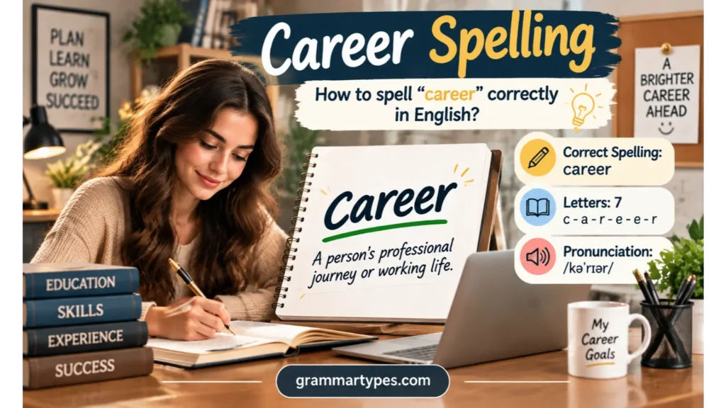 Career Spelling: How to Spell It Correctly in English