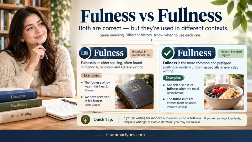 Fulness or Fullness: Which Spelling Is Correct?