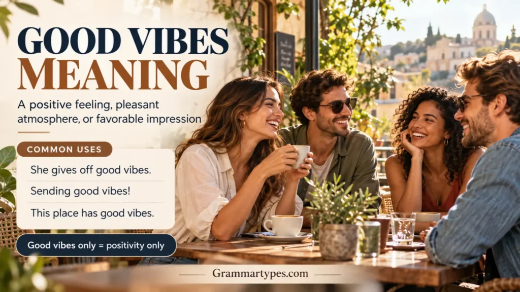 Good Vibes Meaning Definition, Examples & Usage