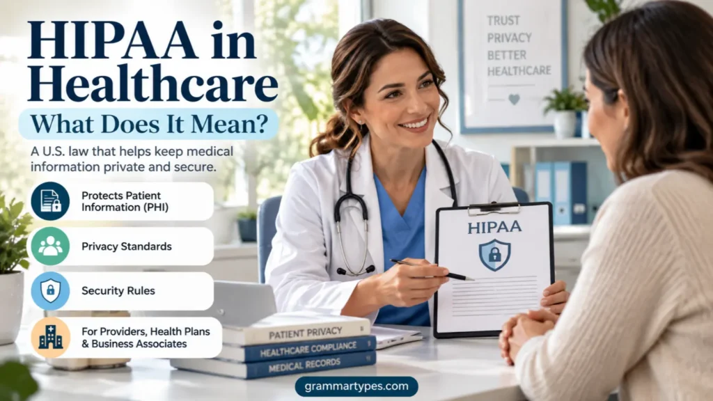 HIPAA in Healthcare What Does It Mean