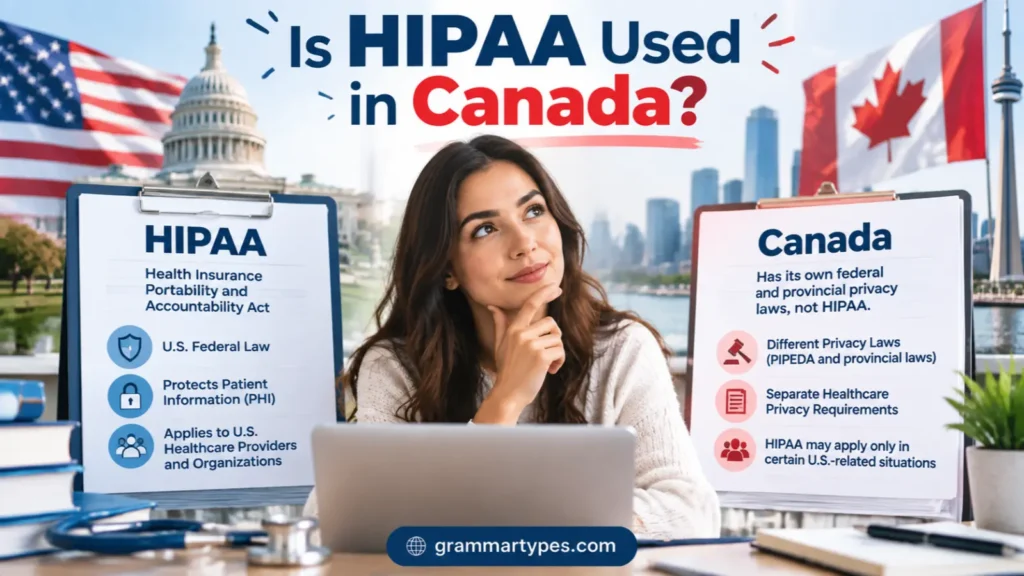 Is HIPAA used in Canada and Canadian healthcare privacy laws