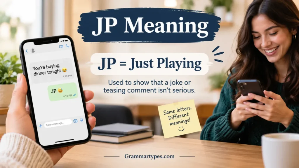 JP Meaning: What Does JP Mean in Text & Slang?