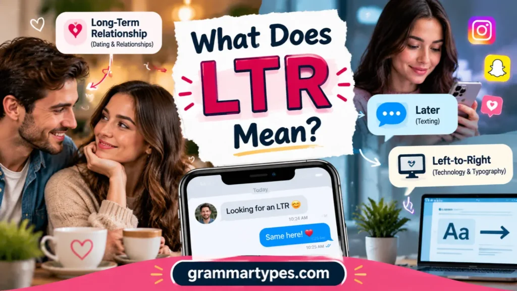 What Does LTR Mean Texting, Dating & Slang Explained