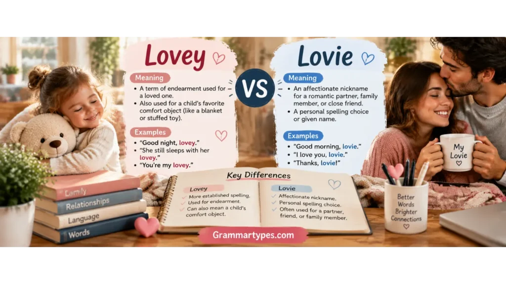 Lovey or Lovie: Which Spelling Is Correct?