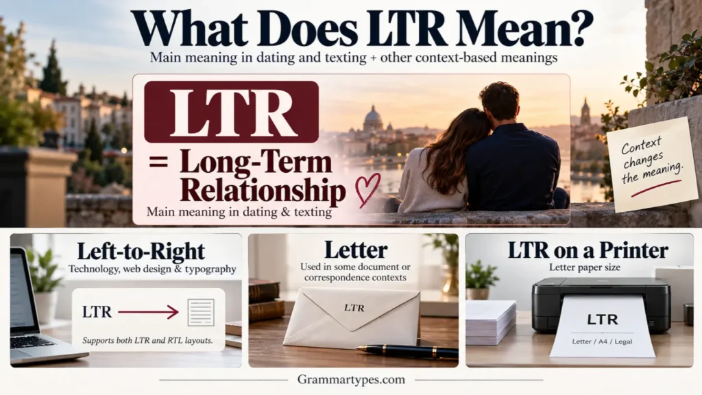 Other meanings of LTR in different contexts
