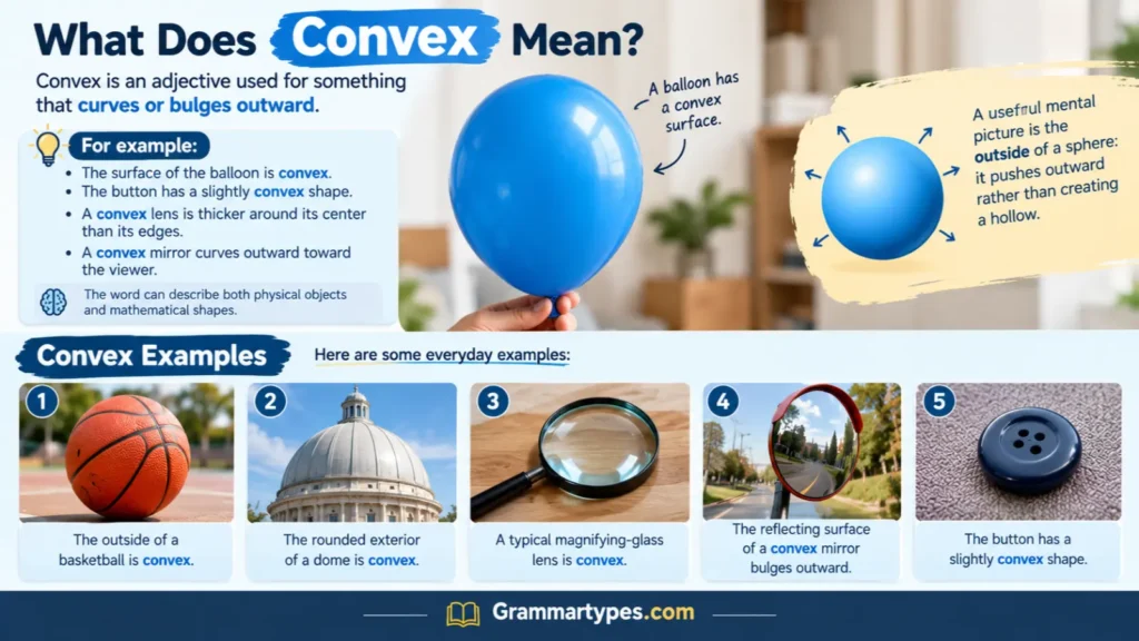 What Does Convex Mean Definition and Examples