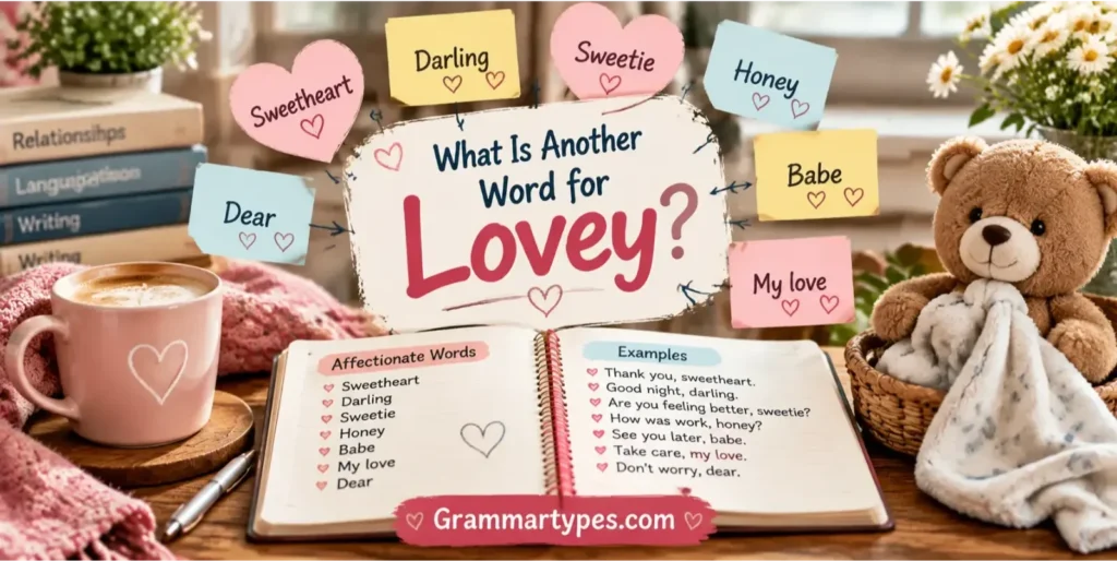 Other words and synonyms for lovey and affectionate nicknames